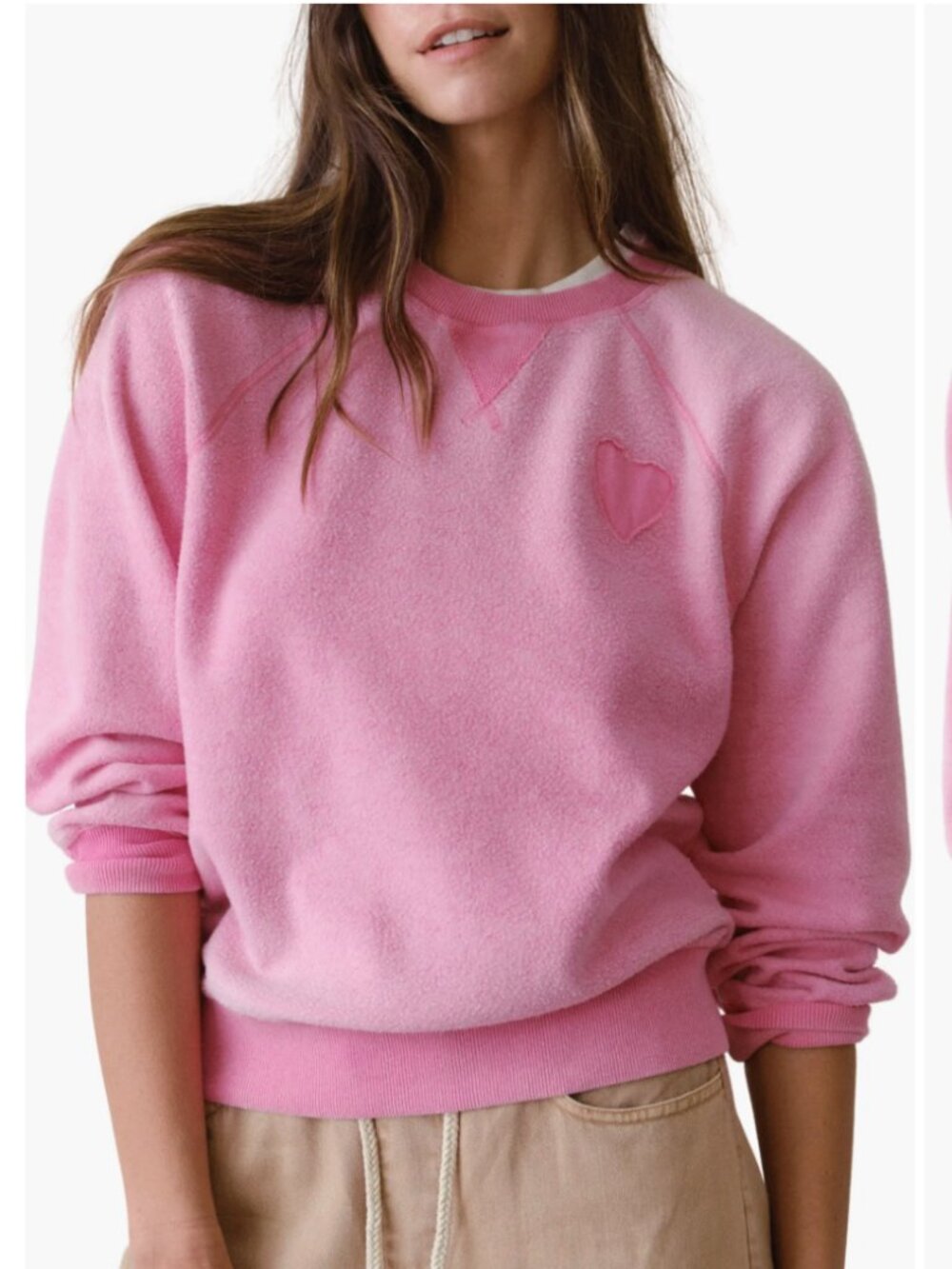 Marine Layer Cloud 9 Reversible Cotton Blend Sweatshirt